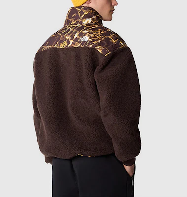 The North Face Suéter Polar Marrón Estampado con Cremallera Media NF0A5IXI-OS6 Cheap The North Face Suéter Polar Marrón Estampado con Cremallera Media NF0A5IXI-OS6