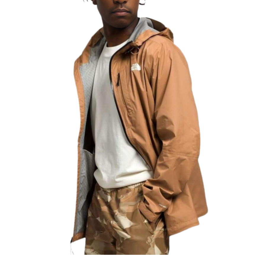 TNF Brown Unisex Full-Zip Hoodie Jacket Casual Sportswear NF0A7QAW-I0J