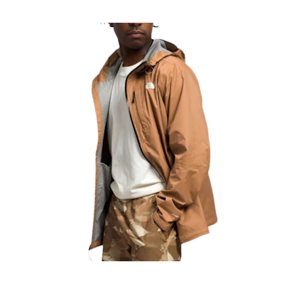 TNF Brown Unisex Full-Zip Hoodie Jacket Casual Sportswear NF0A7QAW-I0J