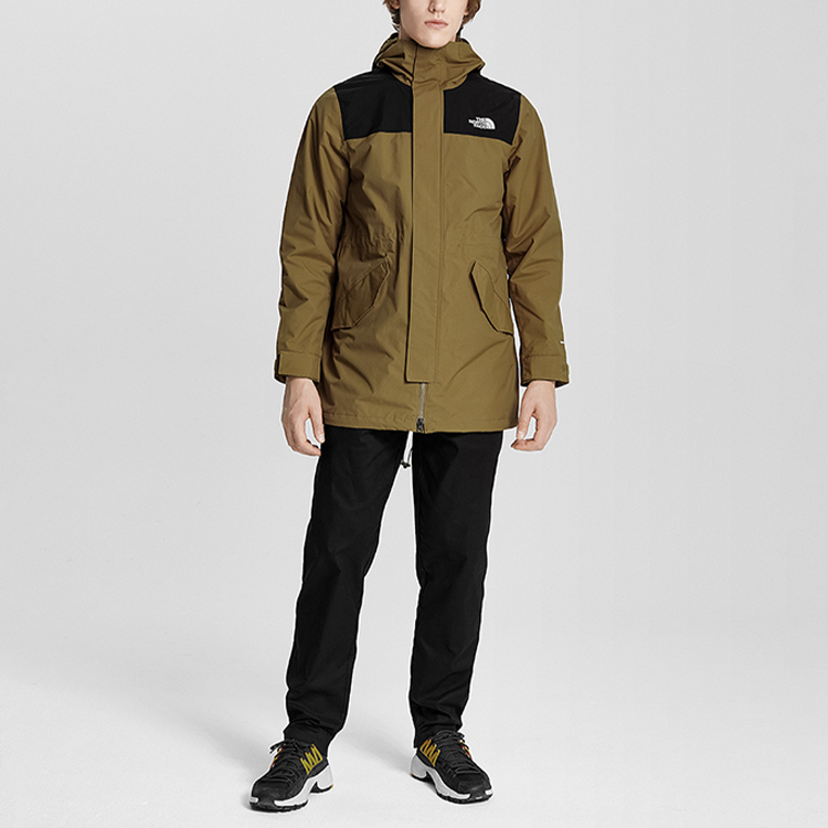 TNF Brown Waterproof Breathable Outdoor Hooded Jacket NF0A4NEK-173 圖 4