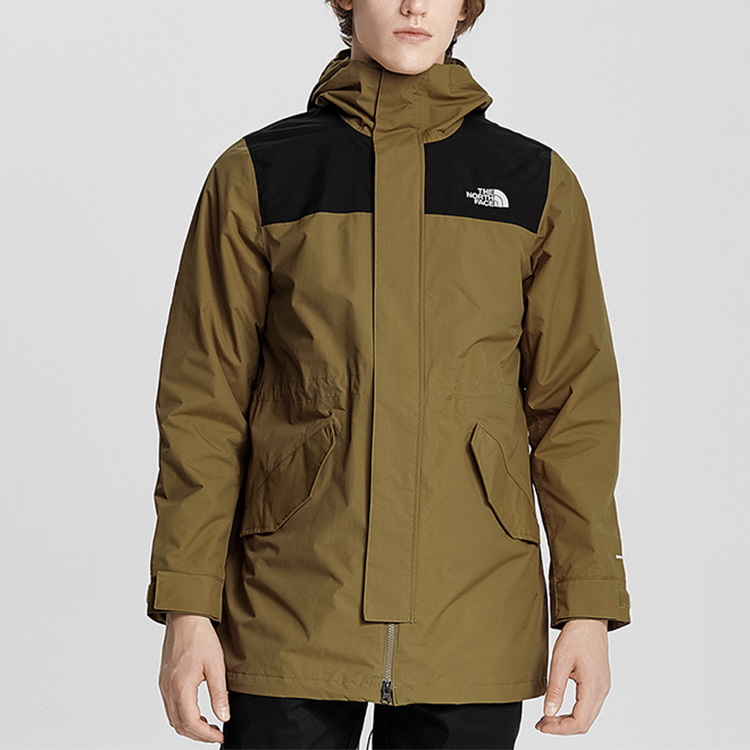 TNF Brown Waterproof Breathable Outdoor Hooded Jacket NF0A4NEK-173 圖 5