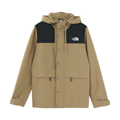 TNF Brown Waterproof Hiking Jacket Outdoor Windbreaker. NF0A7QPF-PLX