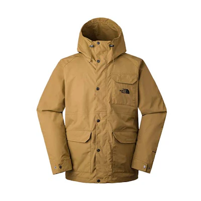 TNF Brown Waterproof Windproof Hooded Outdoor Jacket NF0A88RA-173
