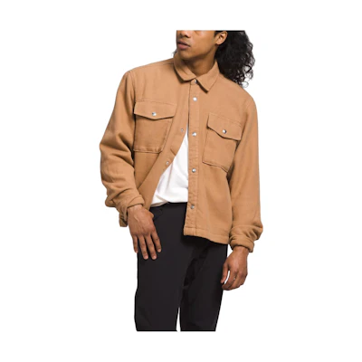 TNF Button-Up Long-Sleeve Jacket Brown NF0A8323-I0J