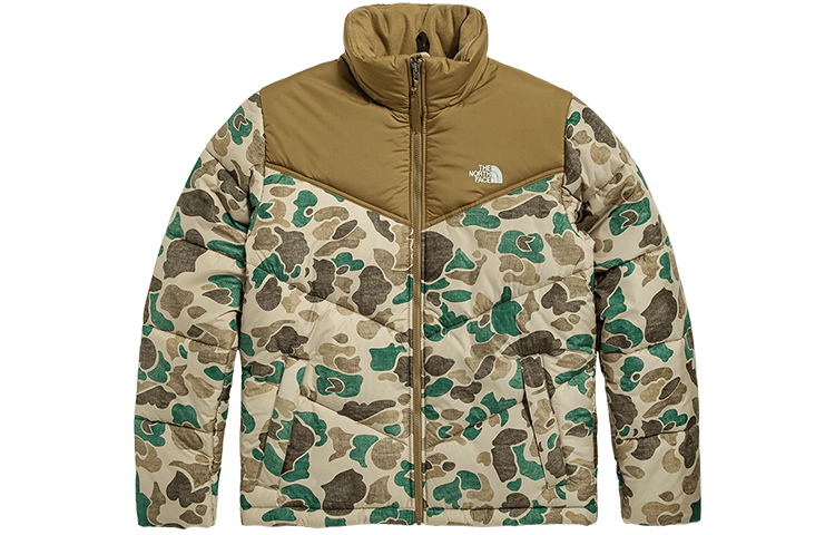 TNF Camo Brown Outdoor Insulated Ripstop Jacket NF0A2VEZ-U95