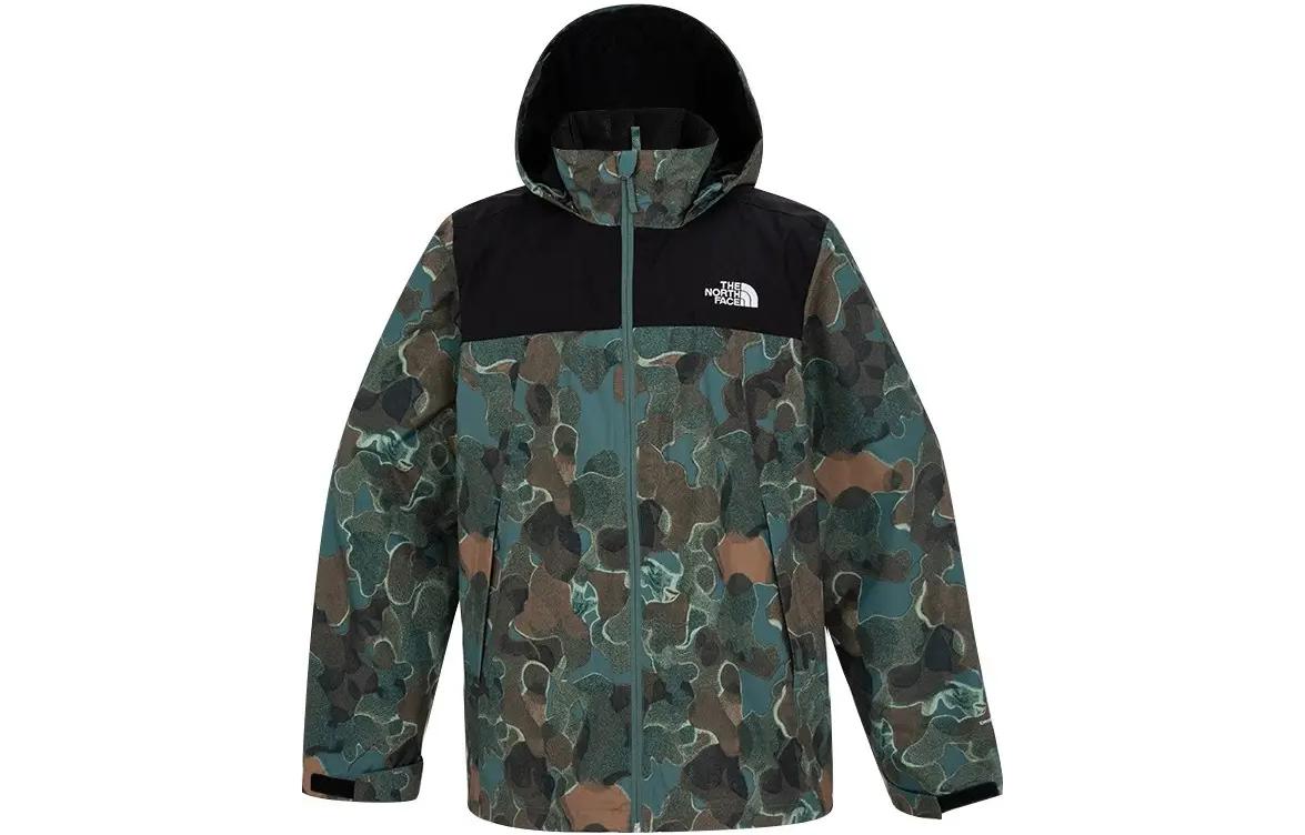 TNF Camo Windproof Hooded Jacket NF0A88RD-OTC