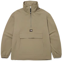 The North Face Camper Anorak Embroidered Logo Half-Zip Jacket Khaki Unisex NA3BM50D The North Face Camper Anorak Embroidered Logo Half-Zip Jacket Khaki Unisex NA3BM50D