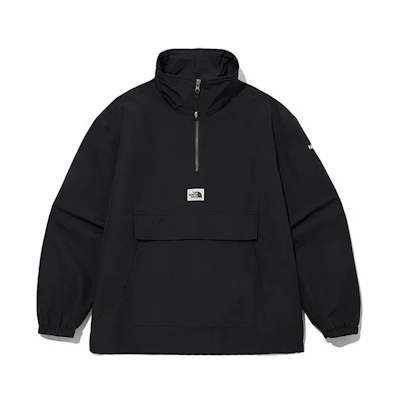 TNF Camper Anorak Half-Zip Jacket Black Unisex NA3BM50A