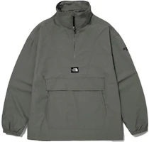 The North Face Camper Anorak Half-Zip Regular Fit Embroidered Logo Jacket Grey NA3BM50B The North Face Camper Anorak Half-Zip Regular Fit Embroidered Logo Jacket Grey NA3BM50B