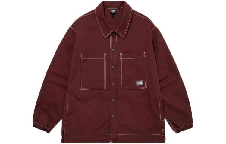 TNF Camper Embroidered Logo Regular Fit Jacket Brown Red NJ3BM60A