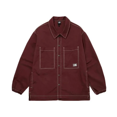 TNF Camper Embroidered Logo Regular Fit Jacket Brown Red NJ3BM60A