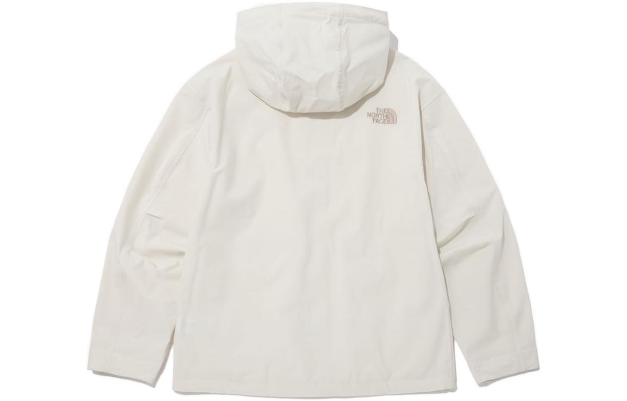 TNF Camper Logo Embroidered Hoodie Jacket Unisex White NJ3BP06A 圖 3