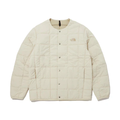 TNF Camperv Cardigan Eco Unisex Thick Jacket Beige Color. NJ3NP60B