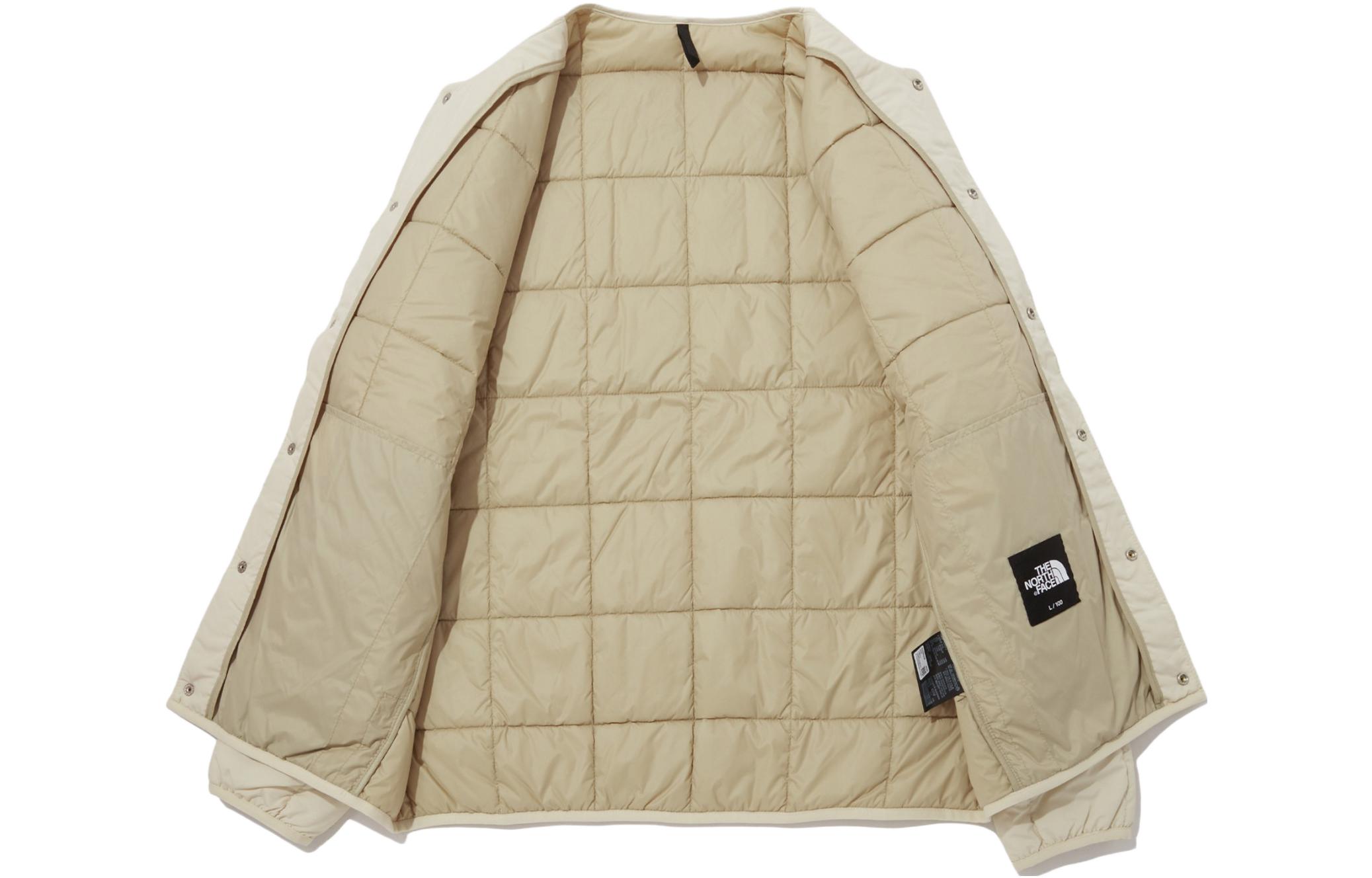 TNF Camperv Cardigan Eco Unisex Thick Jacket Beige Color. NJ3NP60B 圖 4
