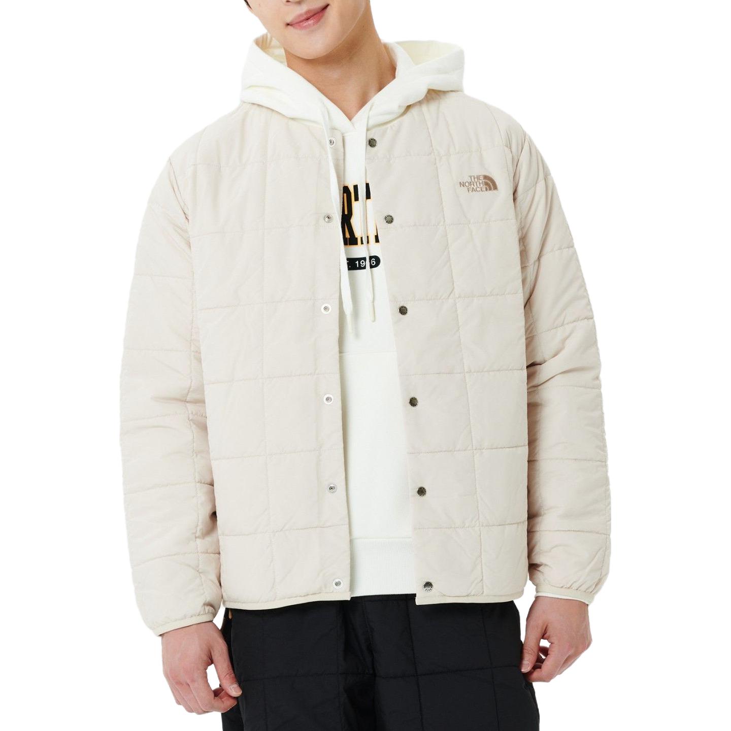 TNF Camperv Cardigan Eco Unisex Thick Jacket Beige Color. NJ3NP60B 圖 5
