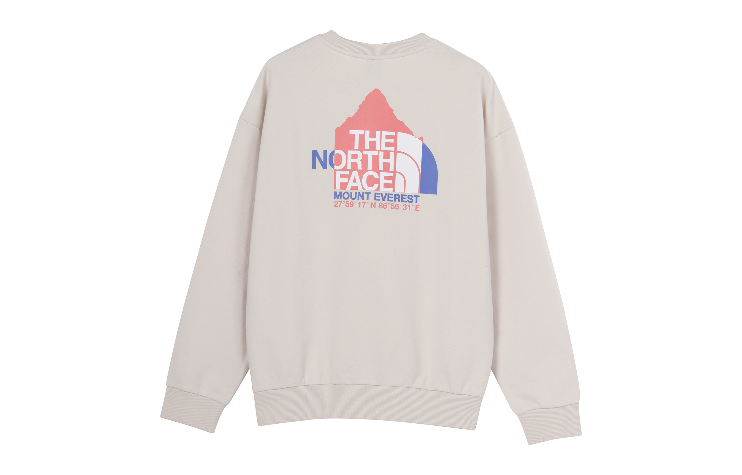 TNF Campground Graphic Crewneck Sweatshirt White - Unisex Casual Wear NM5MN01B 圖 3