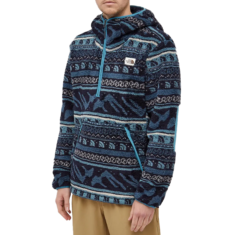 TNF Campshire 1/2 Zip Fleece Hoodie Jacket Navy Blue NF0A5GMT-2F3 圖 6