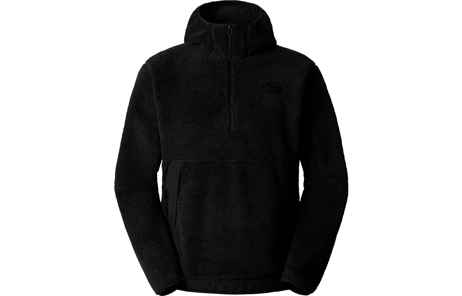 TNF Campshire Black Moisture-Wicking Fleece Hoodie NF0A84HX-JK3