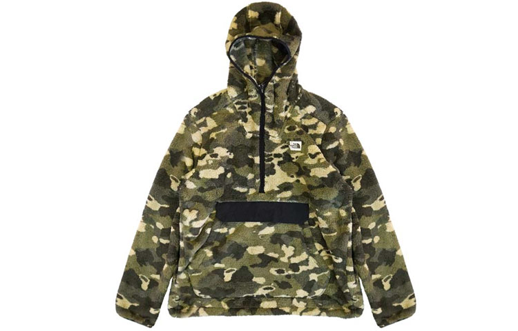 TNF Campshire Camo Pullover Hoodie Outdoor Fleece Jacket NF0A3YRS-P53