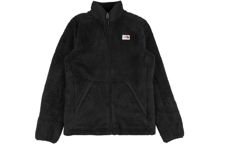 TNF Campshire Logo Fleece Jacket Black Outdoor Warm Jacket NF0A3YRT-JK3 圖 2