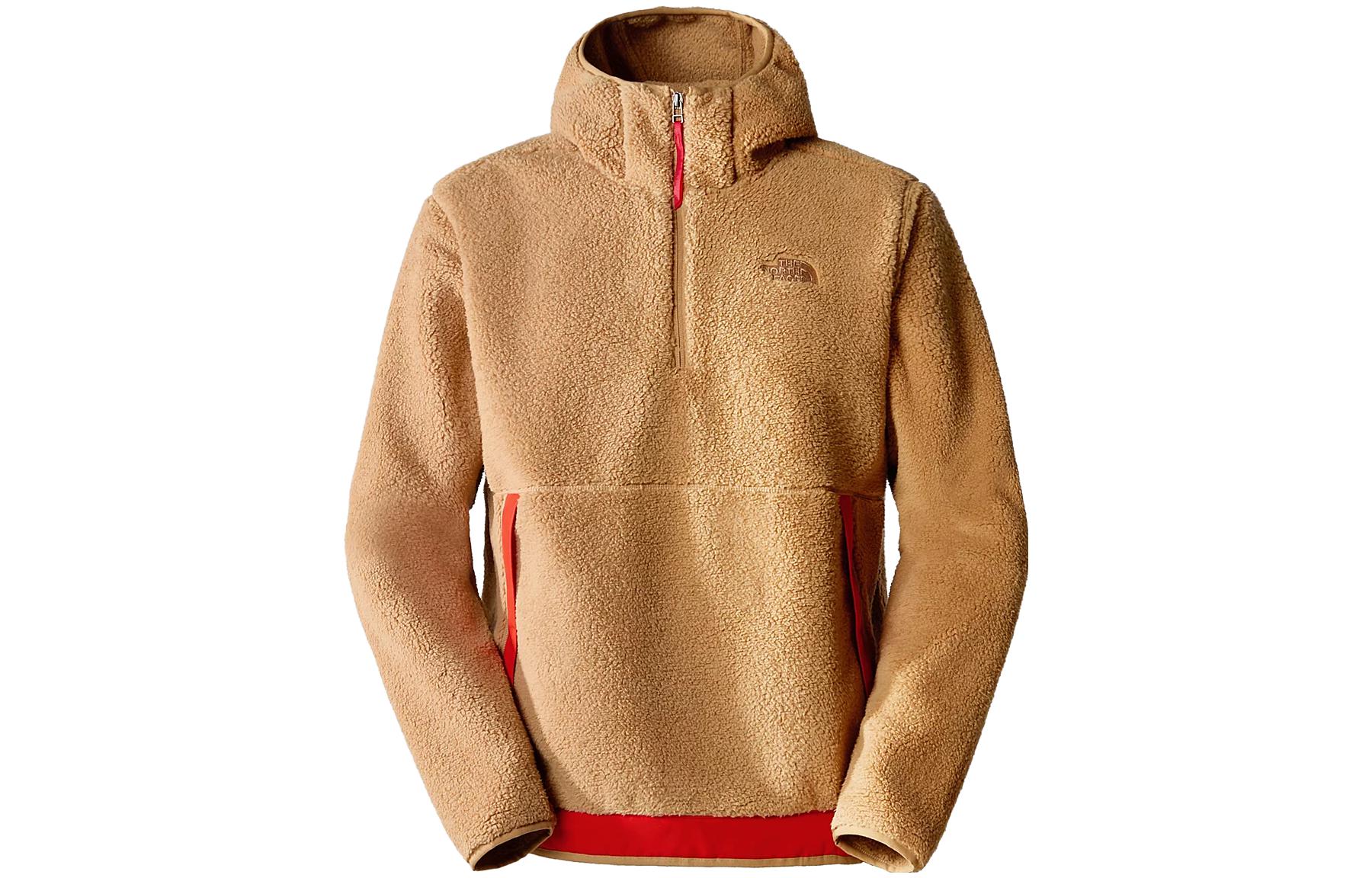 TNF Campshire Men’s Fleece Hoodie Almond Butter Beige NF0A84HX-OR7