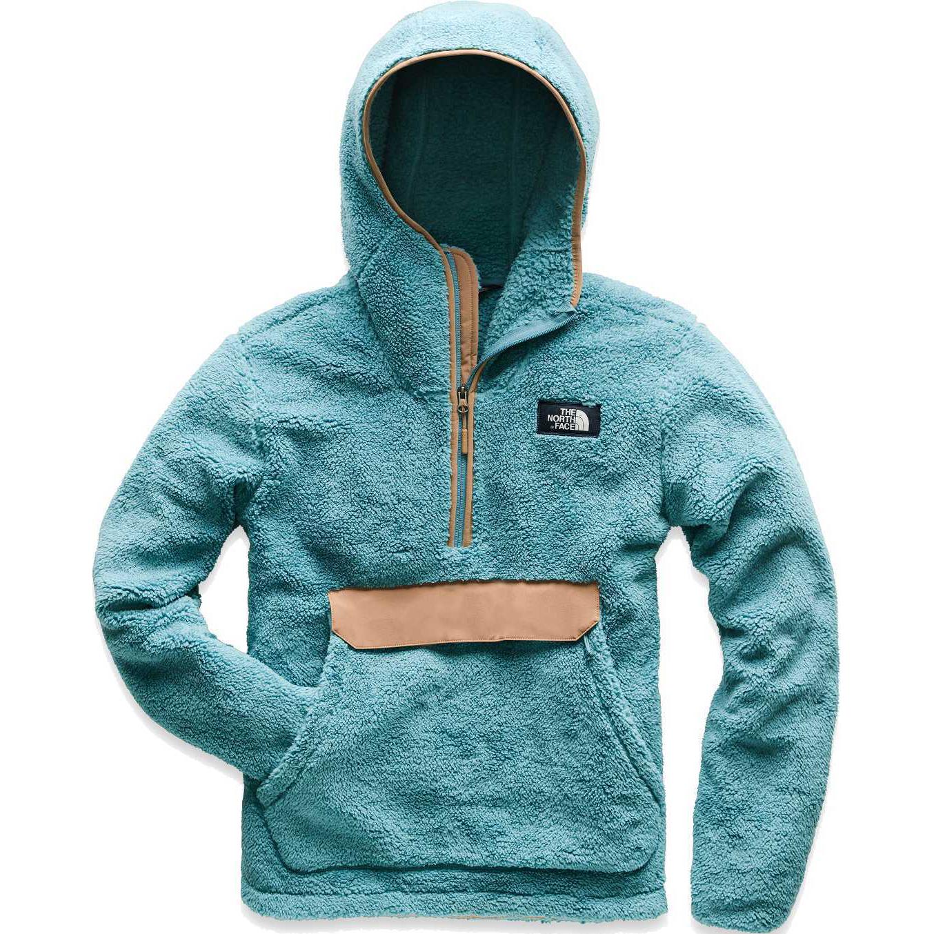 TNF Campshire Pullover Hoodie Fleece Blue - Logo Patch Design NF0A33QV-B53
