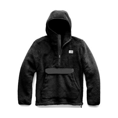 TNF Campshire Pullover Hoodie FW22 Black Fleece Half-Zip Jacket NF0A3YRS-KX7