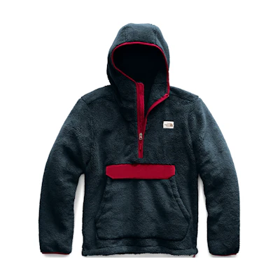TNF Campshire Pullover Hoodie Outdoor Fleece Jacket Blue NF0A3YRS-RGJ
