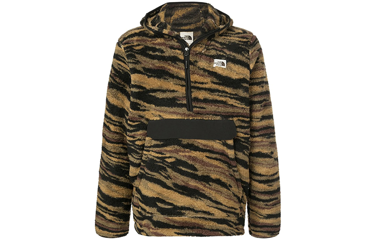 TNF Campshire Pullover Hoodie Yellow Tiger Stripe NF0A3YRS-W2G