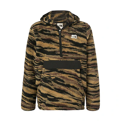 TNF Campshire Pullover Hoodie Yellow Tiger Stripe NF0A3YRS-W2G