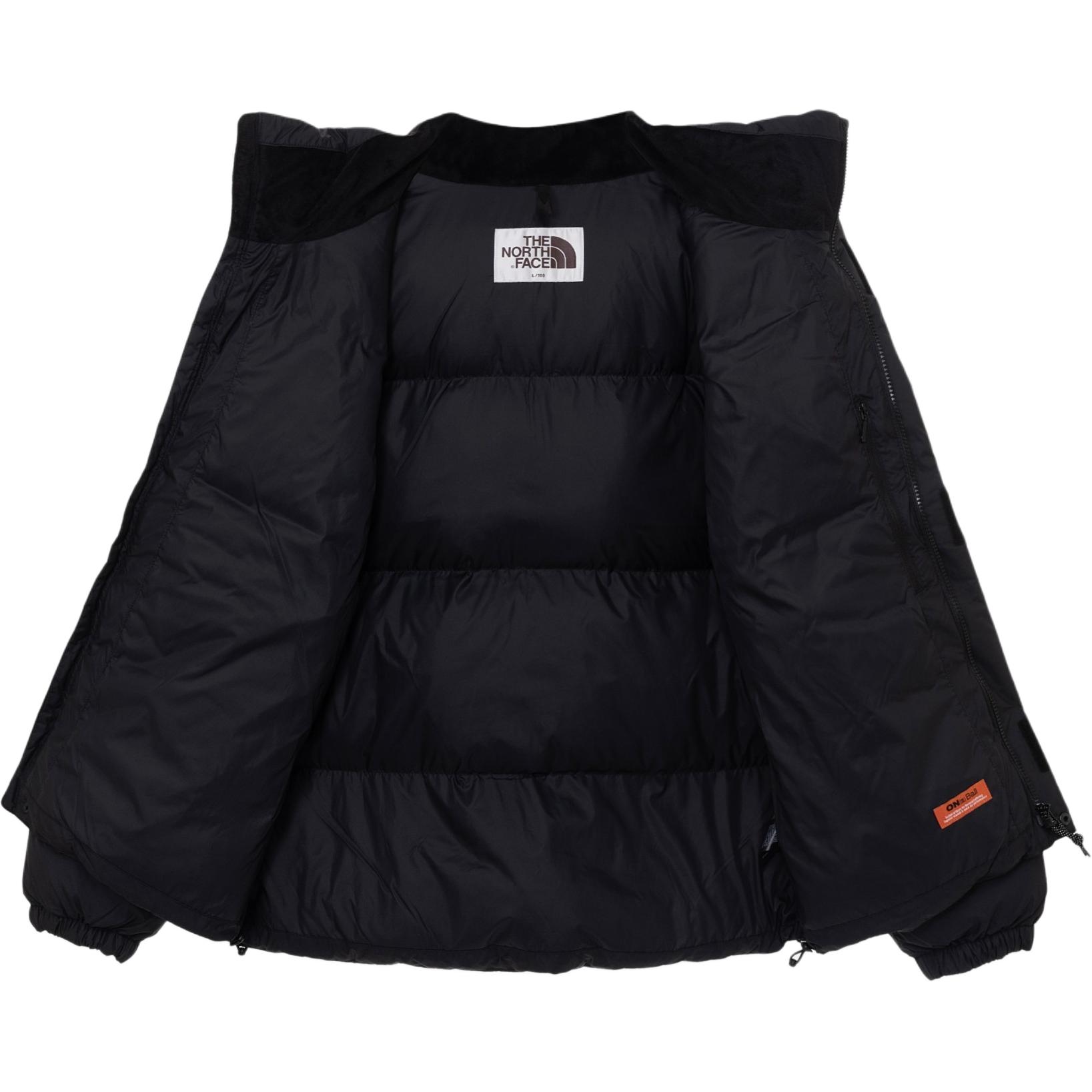 TNF Carbon Grey Logo Long Sleeve Hooded Zip Cotton Jacket NJ3NQ50K 圖 4