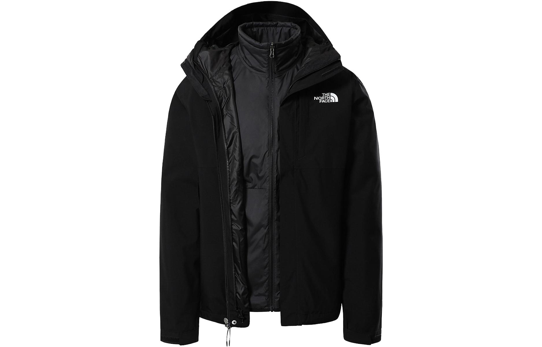 The North Face Carto Triclimate 3-in-1 Waterproof Jacket Black NF0A5IWI-JK3