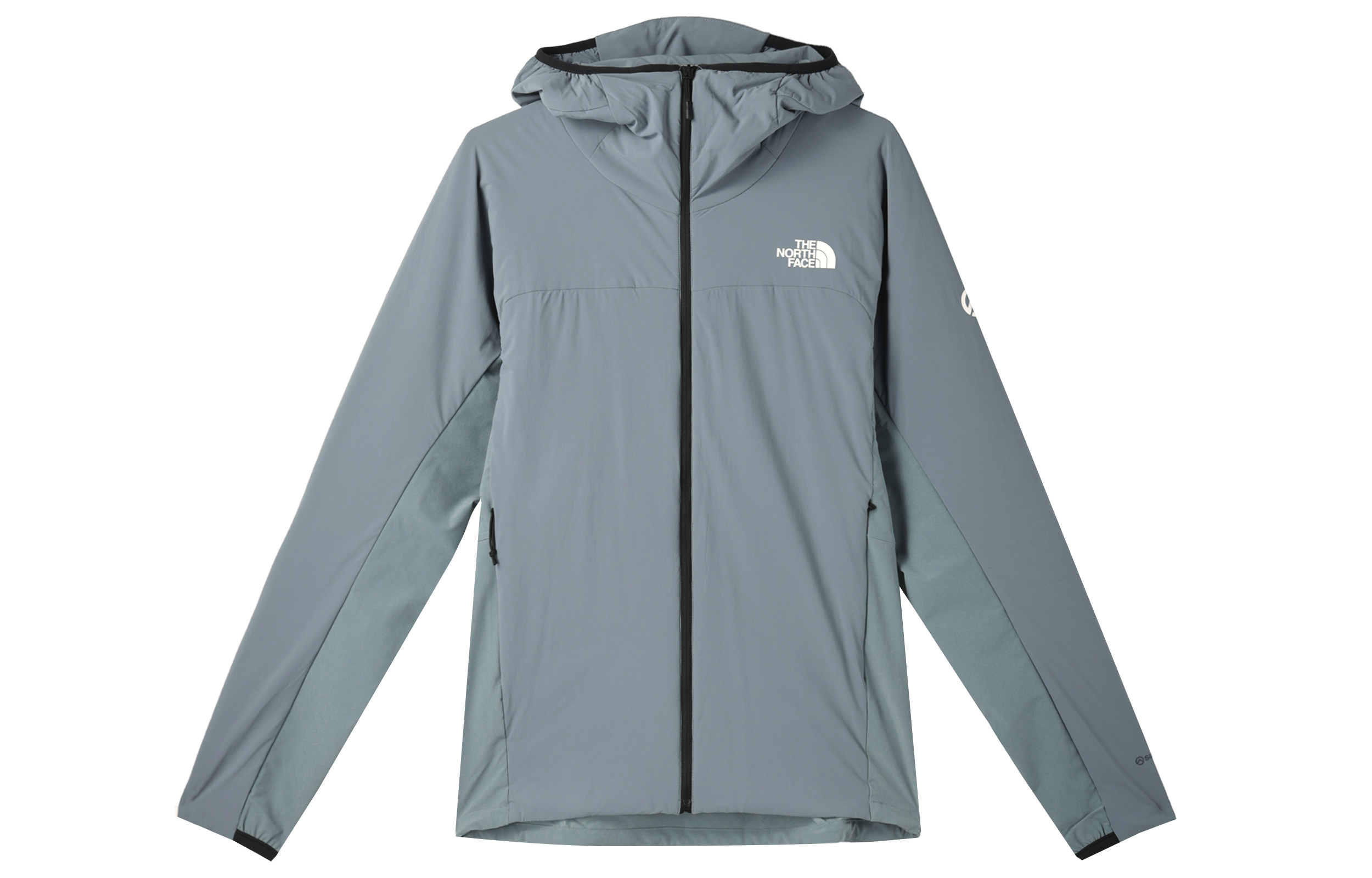 TNF Casaval Solid Logo Hooded Jacket Men’s Grey Blue NF0A7UTA-A9L