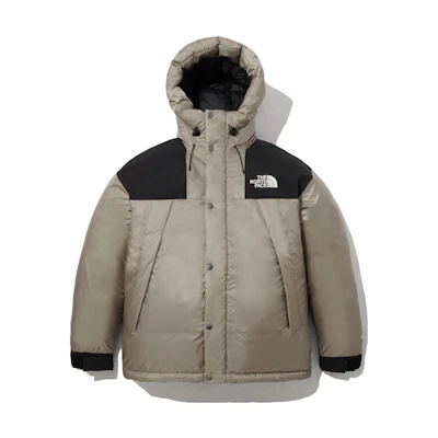 TNF Casual Colorblock Zip Hoodie Jacket Khaki NJ2UP64B