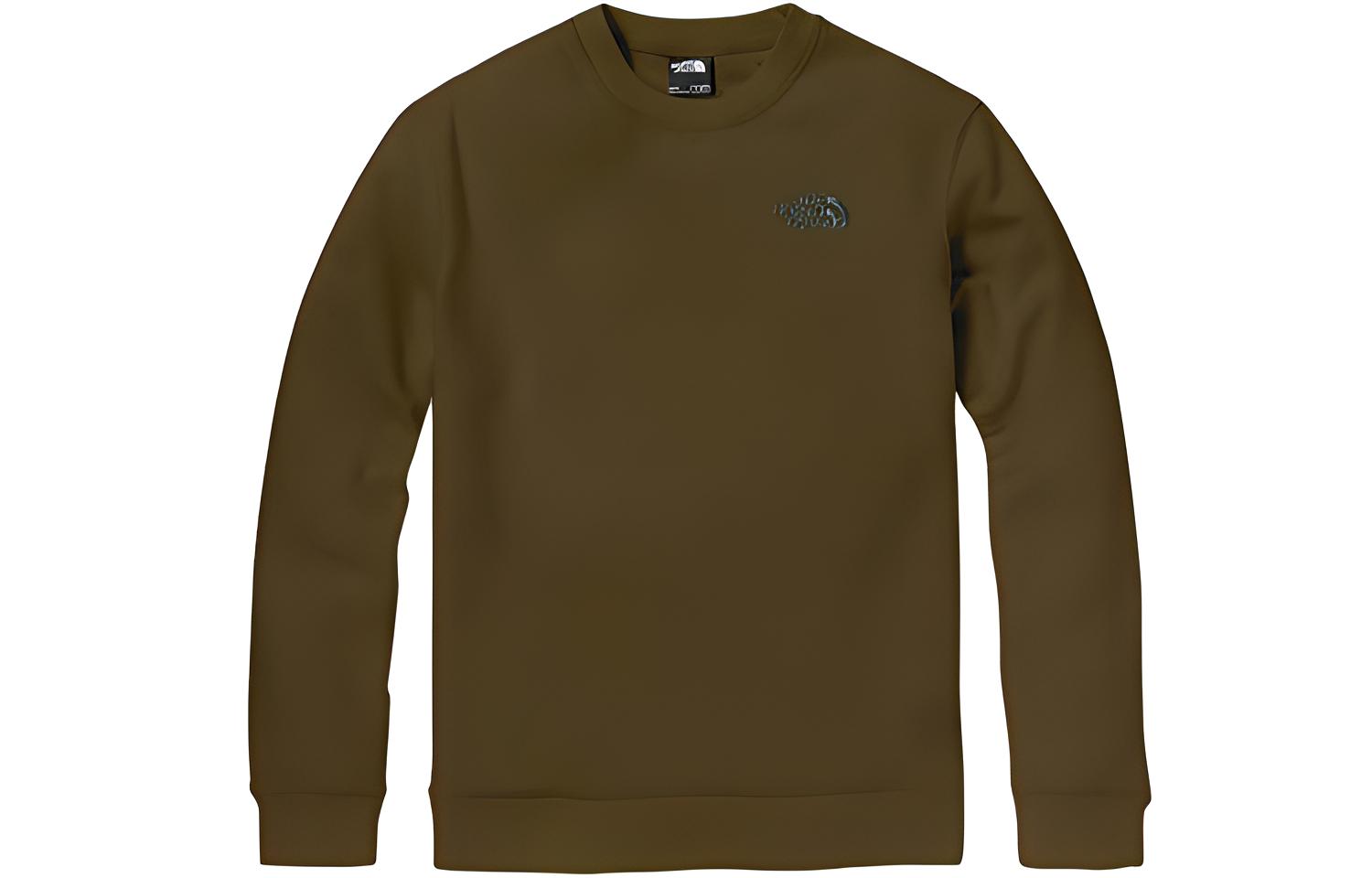 TNF Casual Crewneck Pullover Sweatshirt Green (Unisex) NF0A7QTI-37U