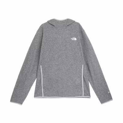 TNF Casual Loose Fit Hoodie Grey with Letter Print NF0A7ZX8-DYY