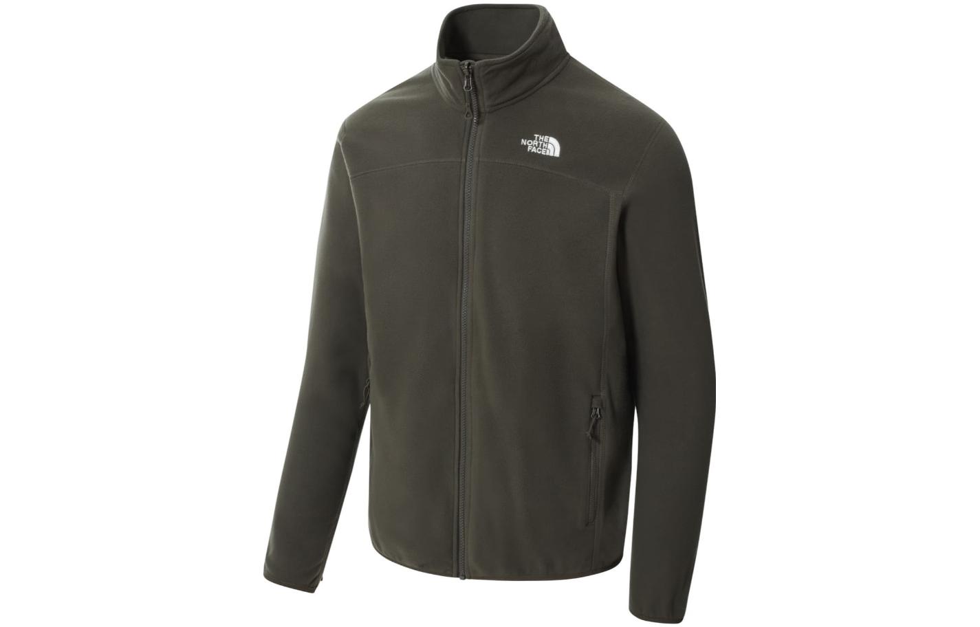 TNF Casual Solid Logo Print Jacket - New Brown TNF-5IHQ