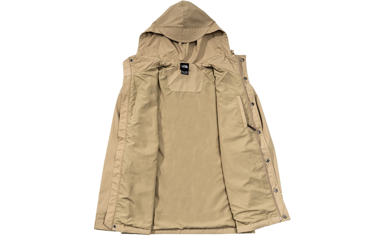 Shop The North Face Casual Windproof Waterproof Jacket Brown (Unisex) 4NB2-H7E