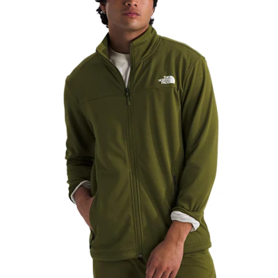 The North Face Cedar Trail Grid Loose Fit Long Sleeve Jacket Olive Jaket NF0A8AZF-PIB Details for The North Face Cedar Trail Grid Loose Fit Long Sleeve Jacket Olive Jaket NF0A8AZF-PIB