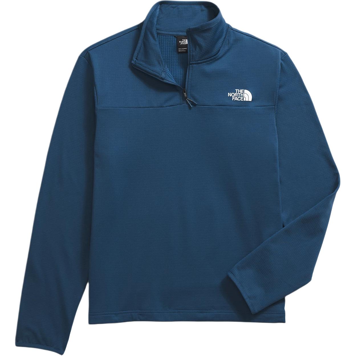 TNF Cedar Trail Logo Print Pullover Sweatshirt Shadow Blue NF0A8AZE-HDC