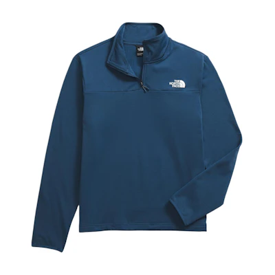 TNF Cedar Trail Logo Print Pullover Sweatshirt Shadow Blue NF0A8AZE-HDC