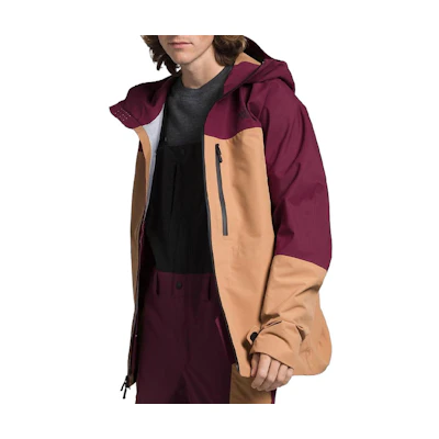 TNF Ceptor Colorblock Logo Hooded Jacket Poison Berry NF0A84P3-KIK
