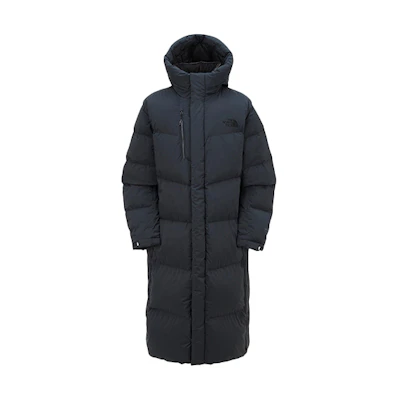 TNF Challenge Air Down Jacket: Charcoal Mid-length羽绒夹克 NC1DM72B