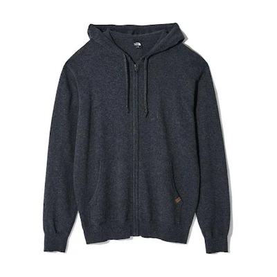 TNF Charcoal Full-Zip Hoodie Jacket NJ5JL56A