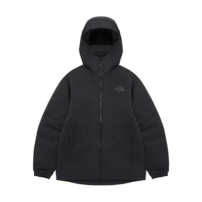 TNF Charcoal Full-Zip Hoodie Puffer Jacket NJ3NQ54B