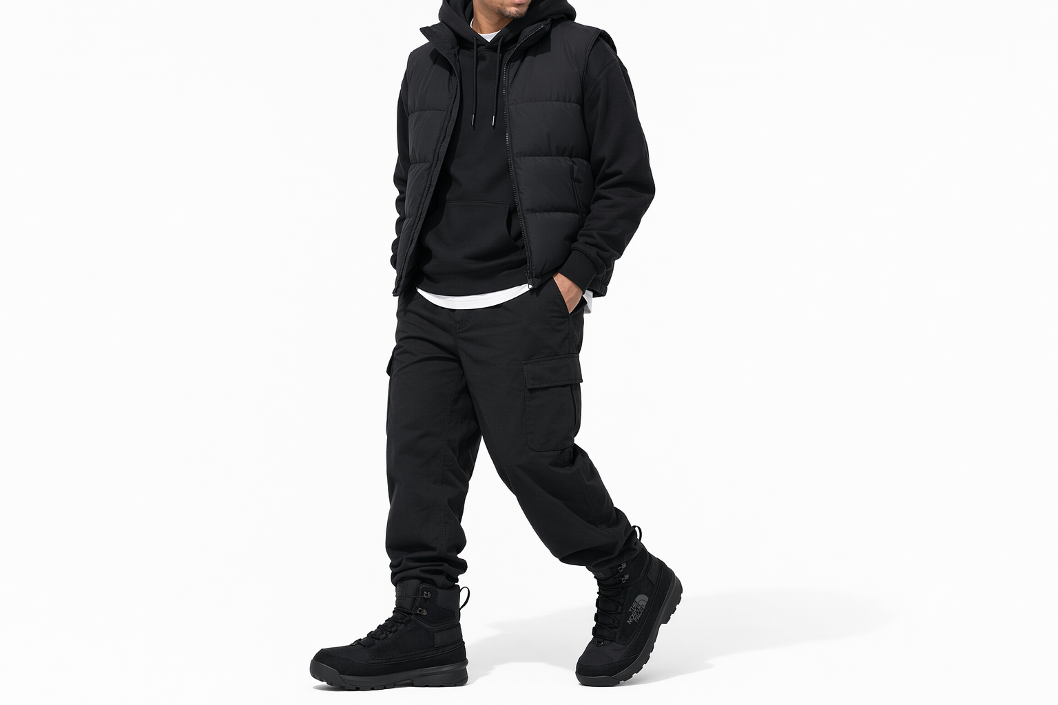 Order The North Face Chilkat V Mid-Top Outdoor Boot 'Cognito Black' A7W4C-KX7