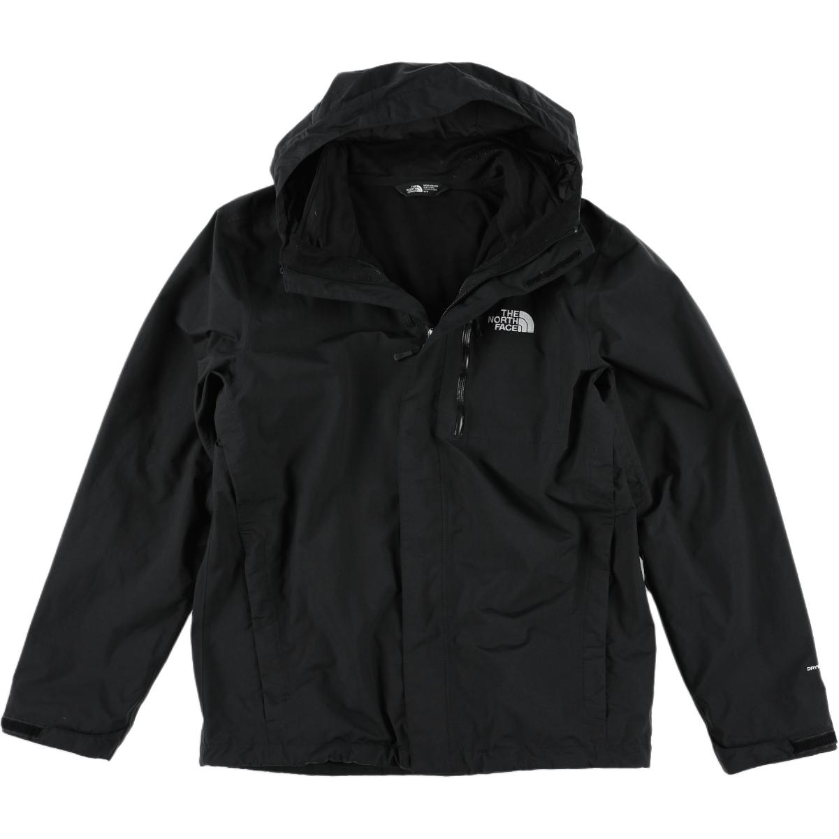 TNF Cinder 2 Triclimate Jacket Black Hooded Zip-Up NF0A3VJW-KX7