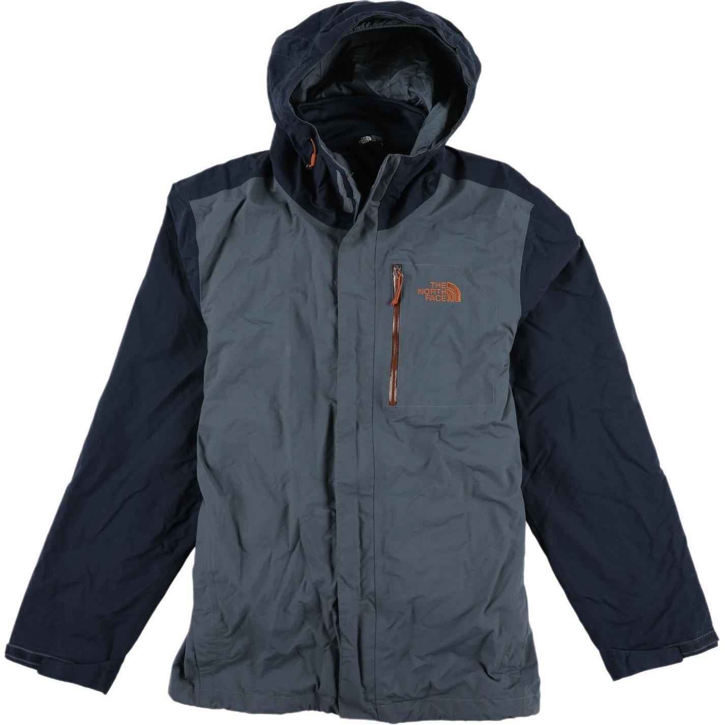 TNF Cinder 2 Triclimate Jacket Gray Colorblock Hoodie Outerwear NF0A3VJW-UBS