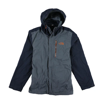 TNF Cinder 2 Triclimate Jacket Gray Colorblock Hoodie Outerwear NF0A3VJW-UBS