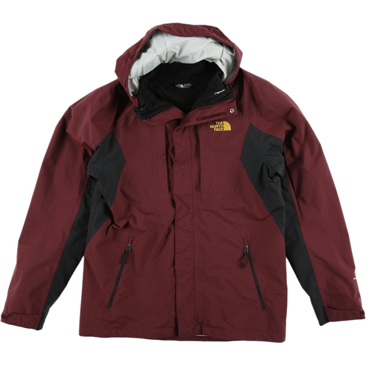 TNF Cinder Triclimate Hooded Jacket Deep Pomegranate Red NF0A2SZD-TLJ